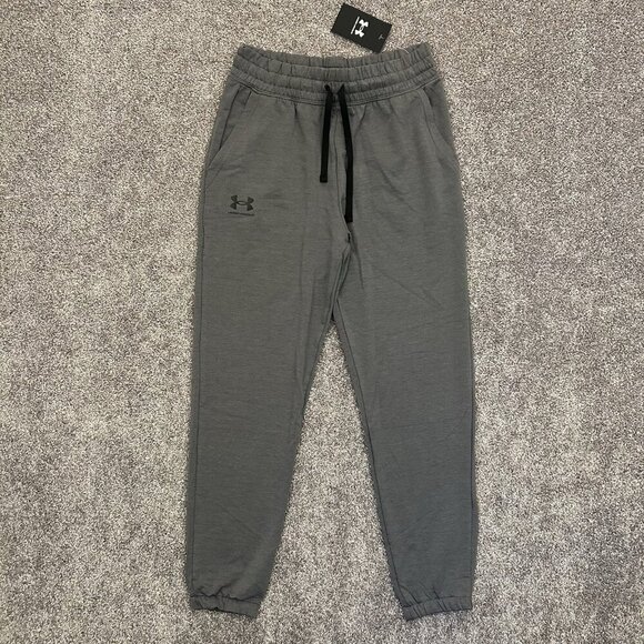 Under Armour Women's Rival Terry Jogger Size XS Gray Pockets Drawstring NWT $50 - Picture 3 of 15
